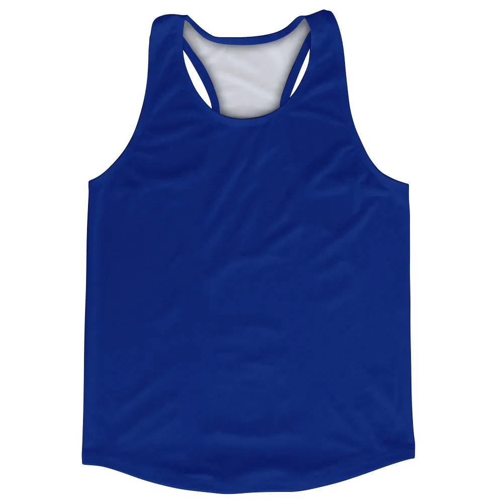 Blue Royal Blank No Ultras Brand Logo Running Track Tops Made In USA