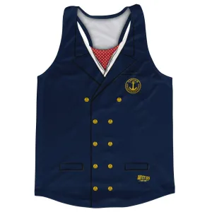 Boat Captain Running Track Tops Made In USA