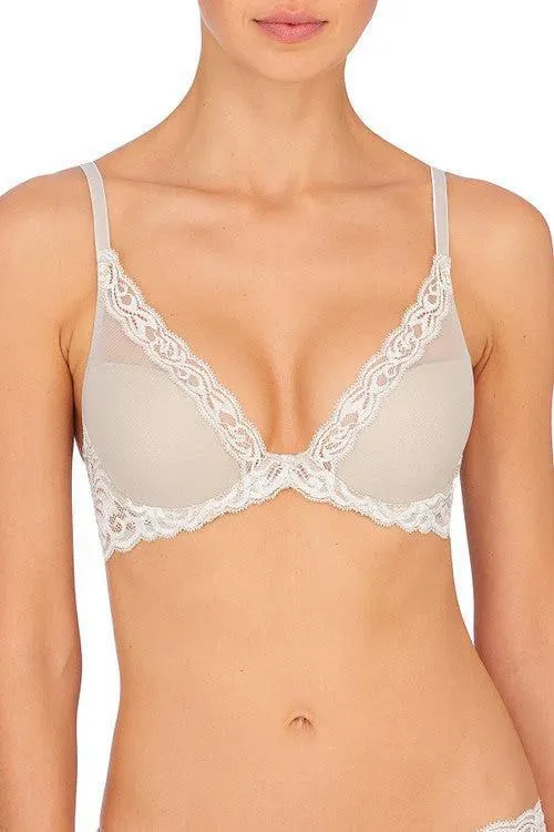 Feathers plunge bra