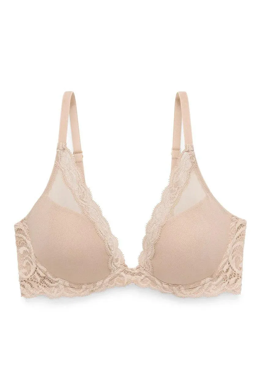 Feathers plunge bra