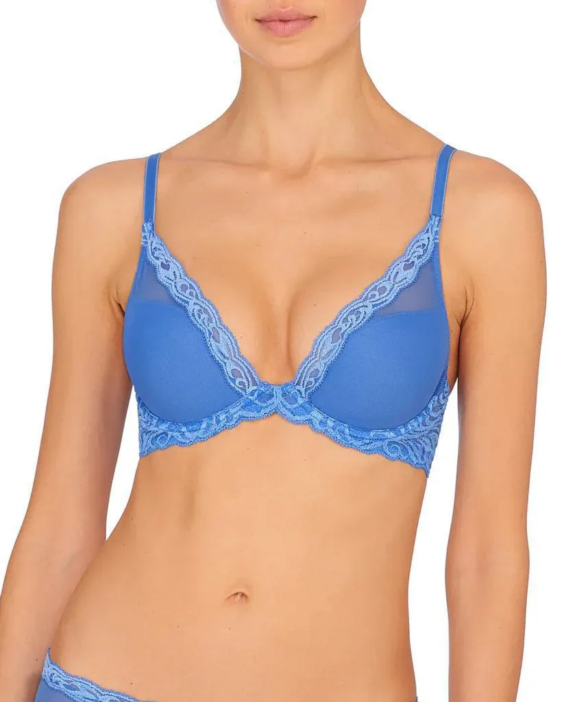 Feathers plunge bra
