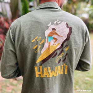 Hawaii Surf - Vintage Chain Stitch Jacket