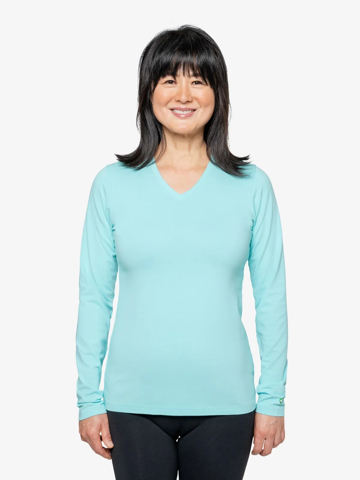 Insect Shield Women's UPF Dri-Balance Long Sleeve V-Neck T-Shirt