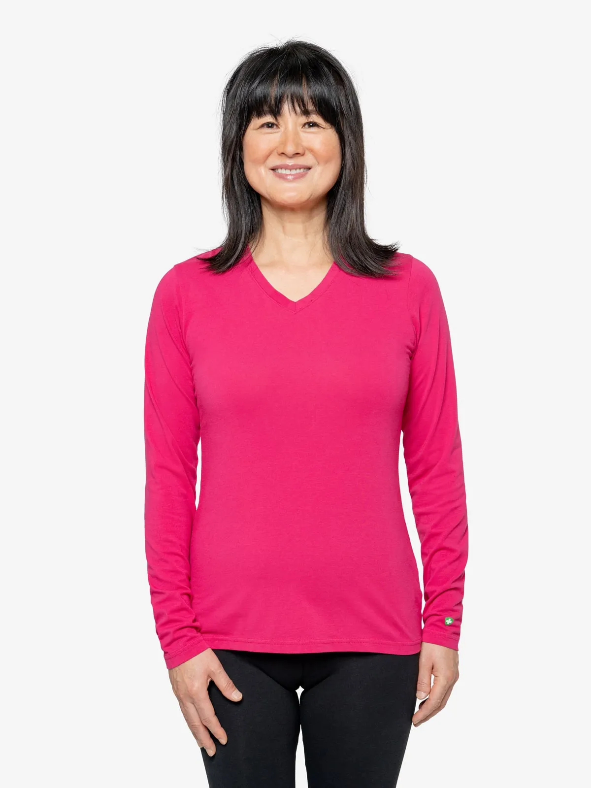 Insect Shield Women's UPF Dri-Balance Long Sleeve V-Neck T-Shirt