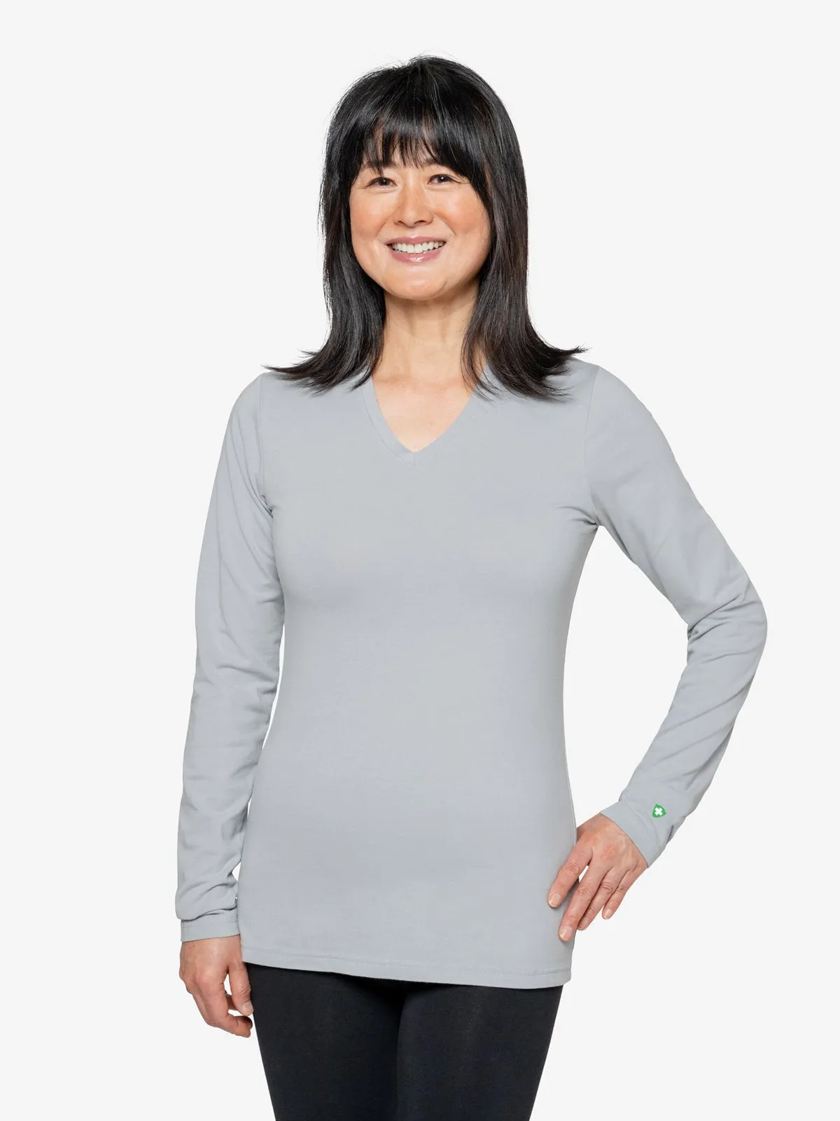 Insect Shield Women's UPF Dri-Balance Long Sleeve V-Neck T-Shirt