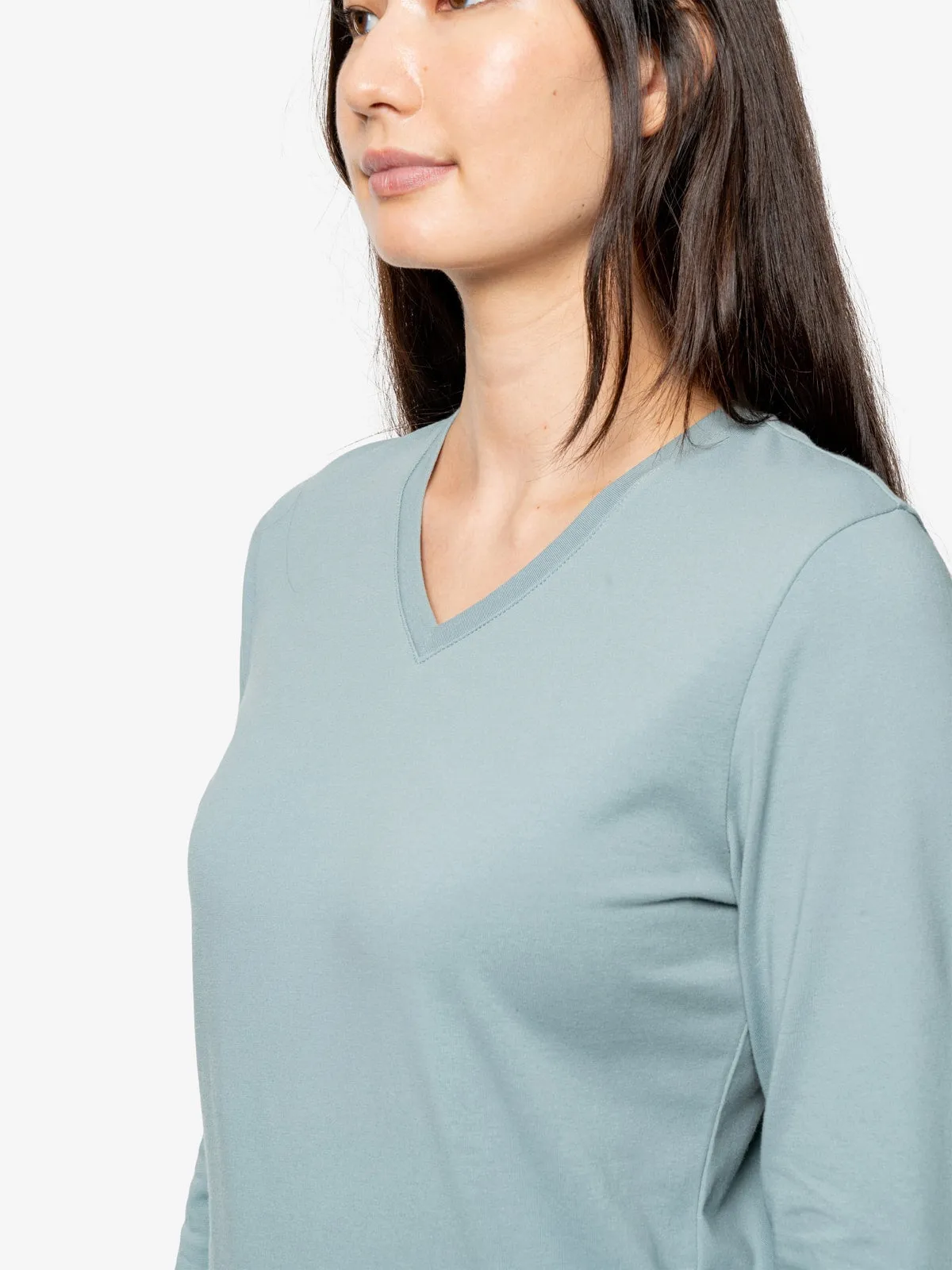 Insect Shield Women's UPF Dri-Balance Long Sleeve V-Neck T-Shirt