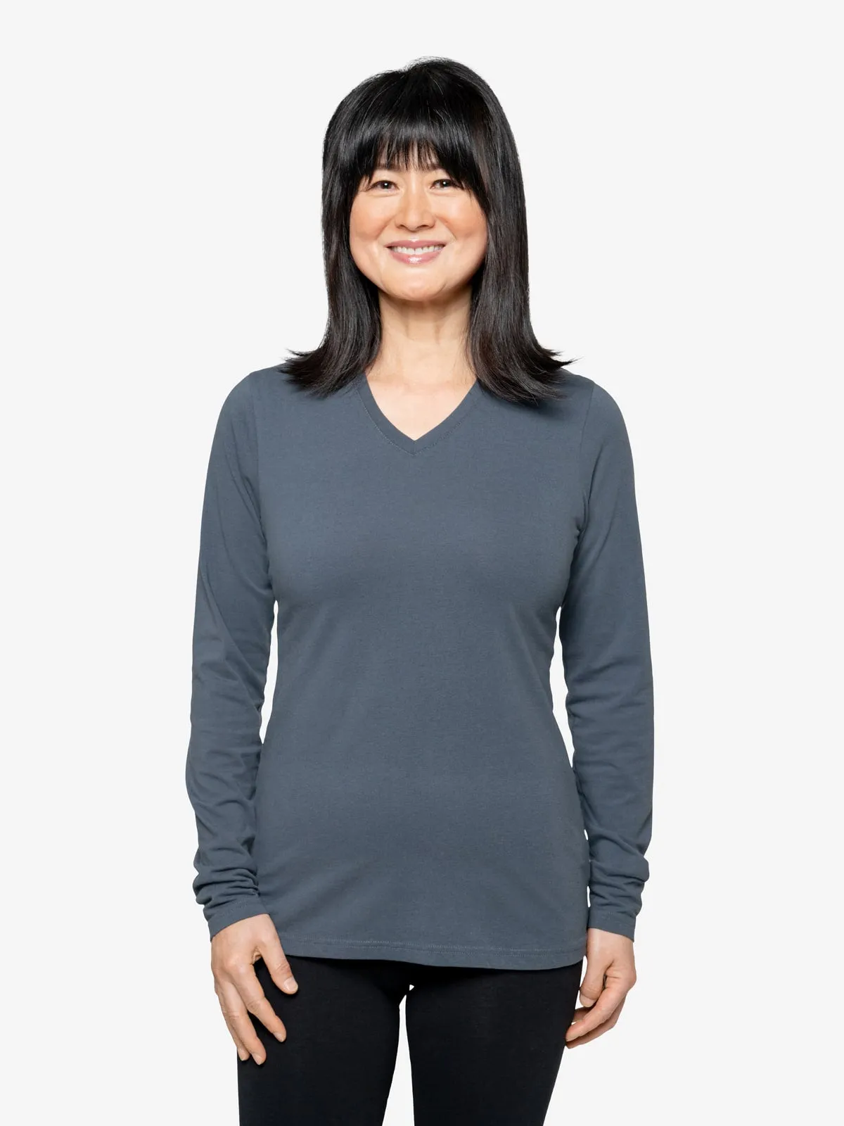 Insect Shield Women's UPF Dri-Balance Long Sleeve V-Neck T-Shirt