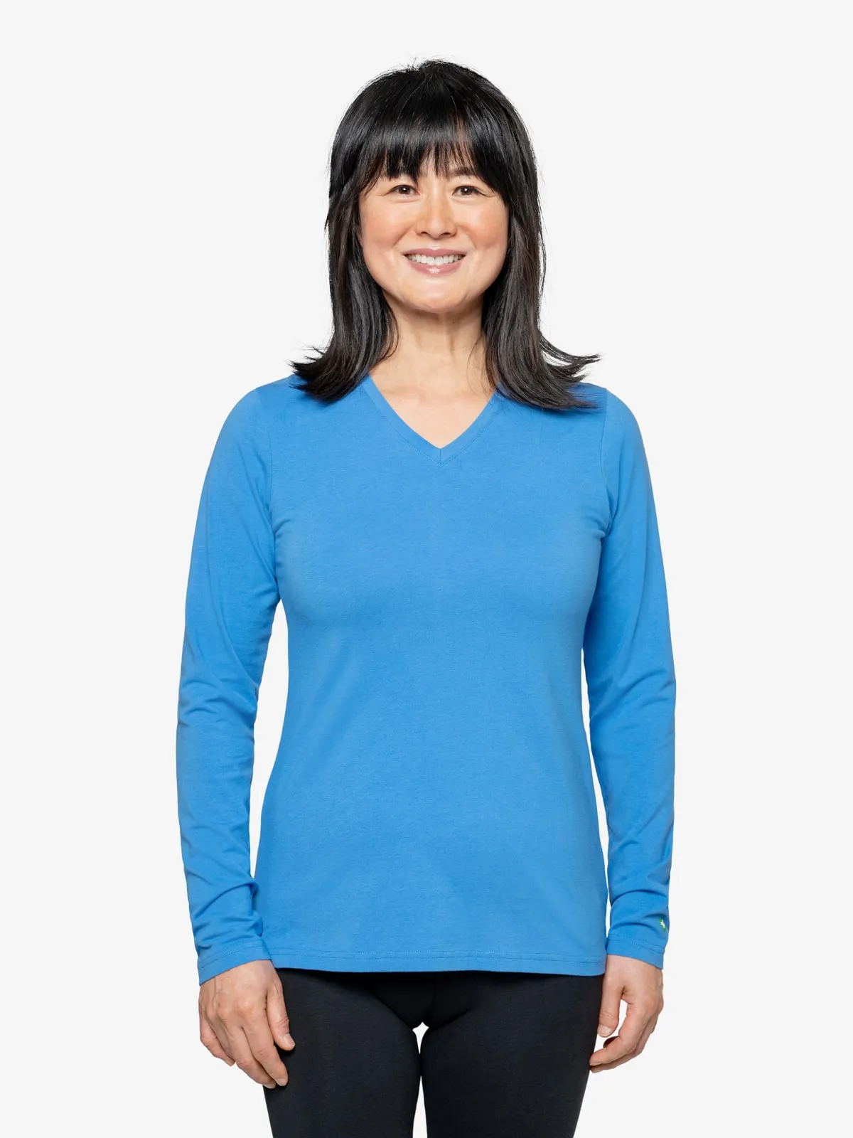 Insect Shield Women's UPF Dri-Balance Long Sleeve V-Neck T-Shirt