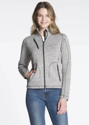 Ladies Peak Knit Fleece Jacket