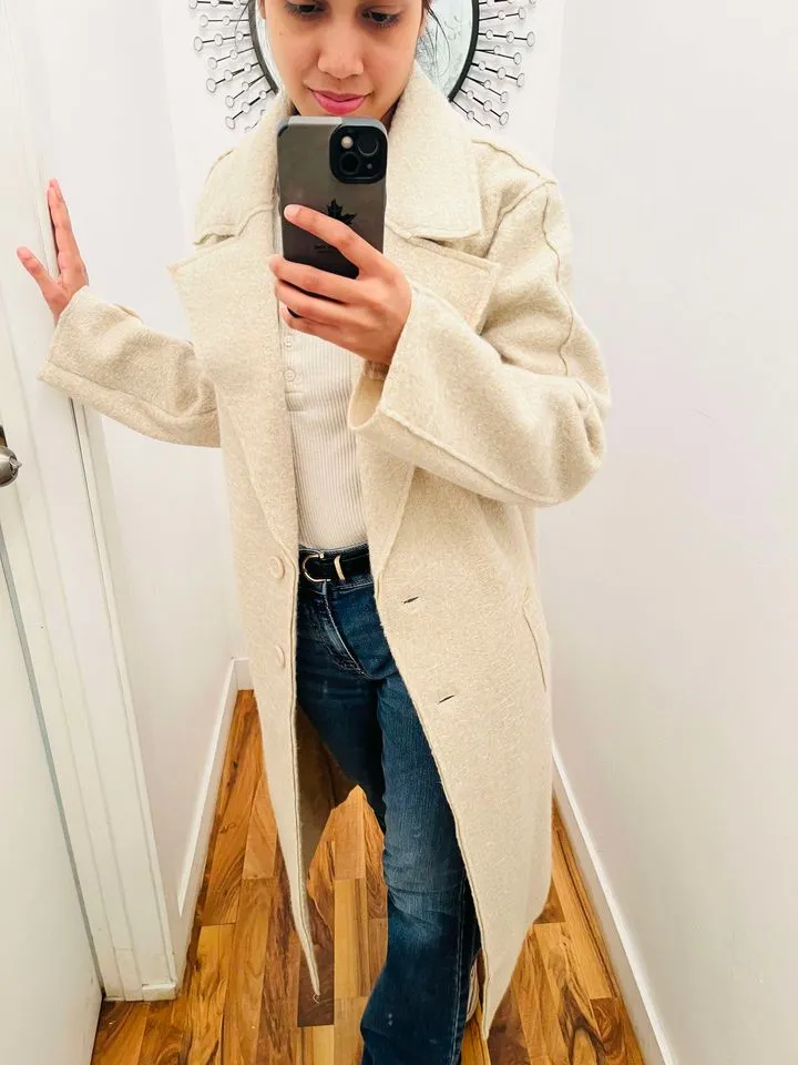 Long Rough Edge Coat DKR & Co