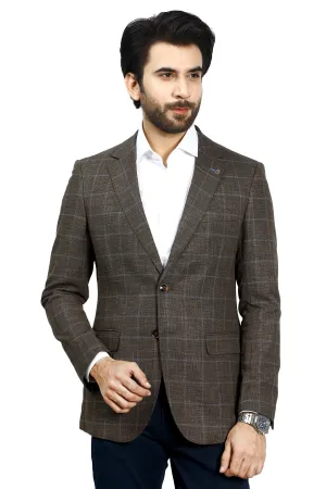 Mens Blazer SKU: CF3983-BROWN
