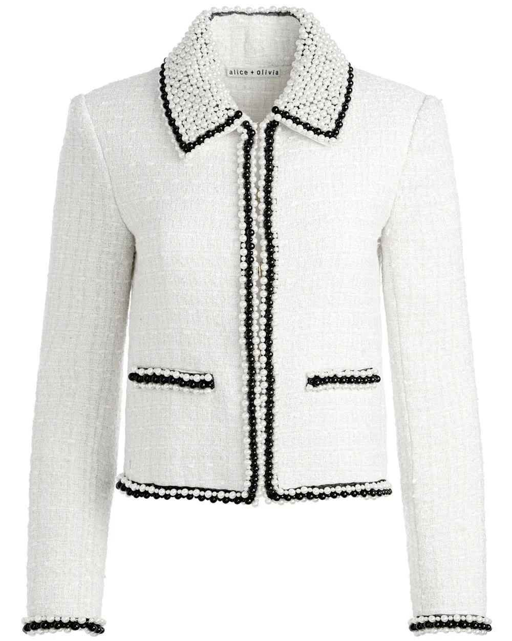 Off White Pearl Collar Kidman Jacket