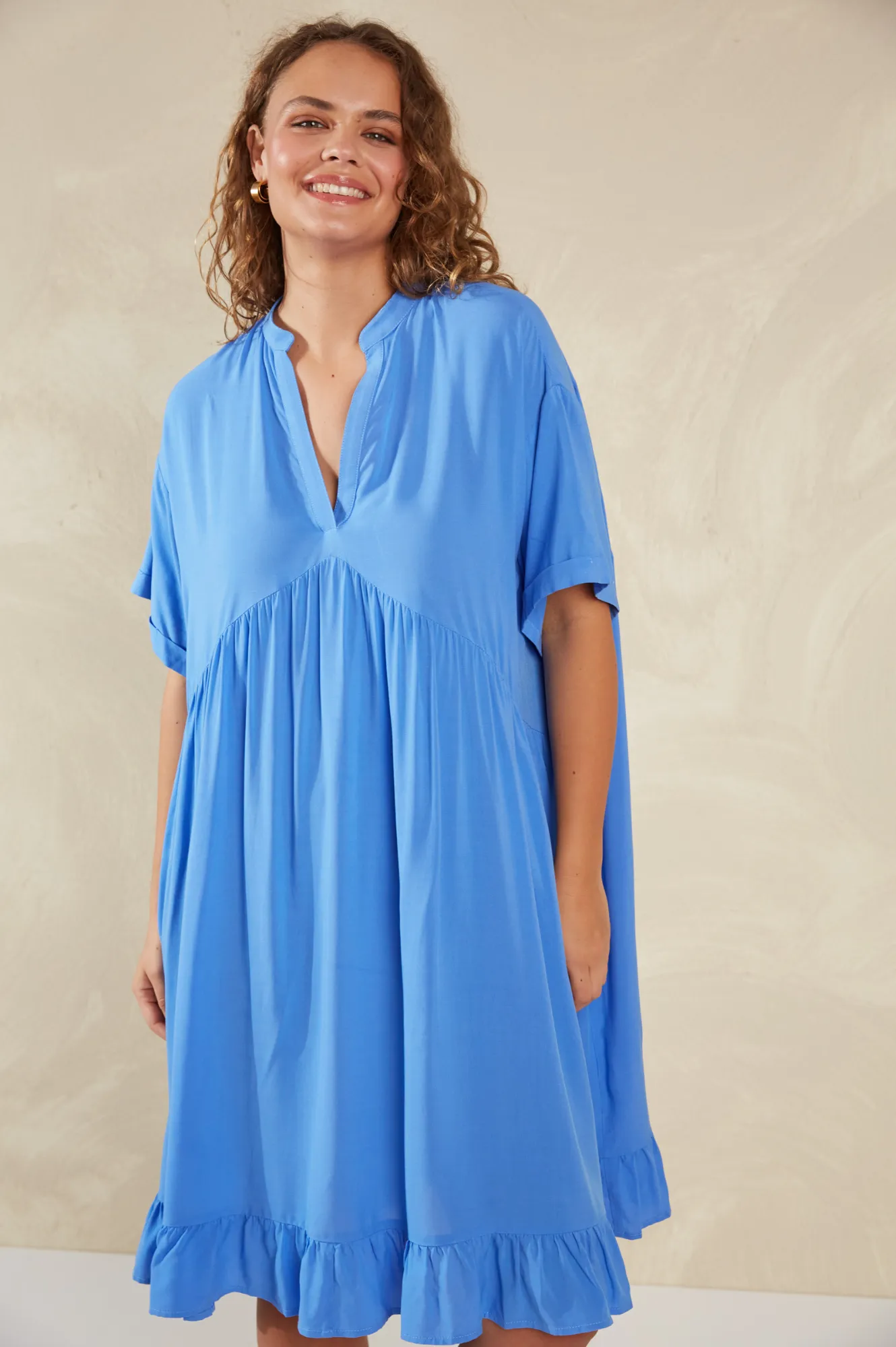 Palermo Relaxed Fit Dress - Coast