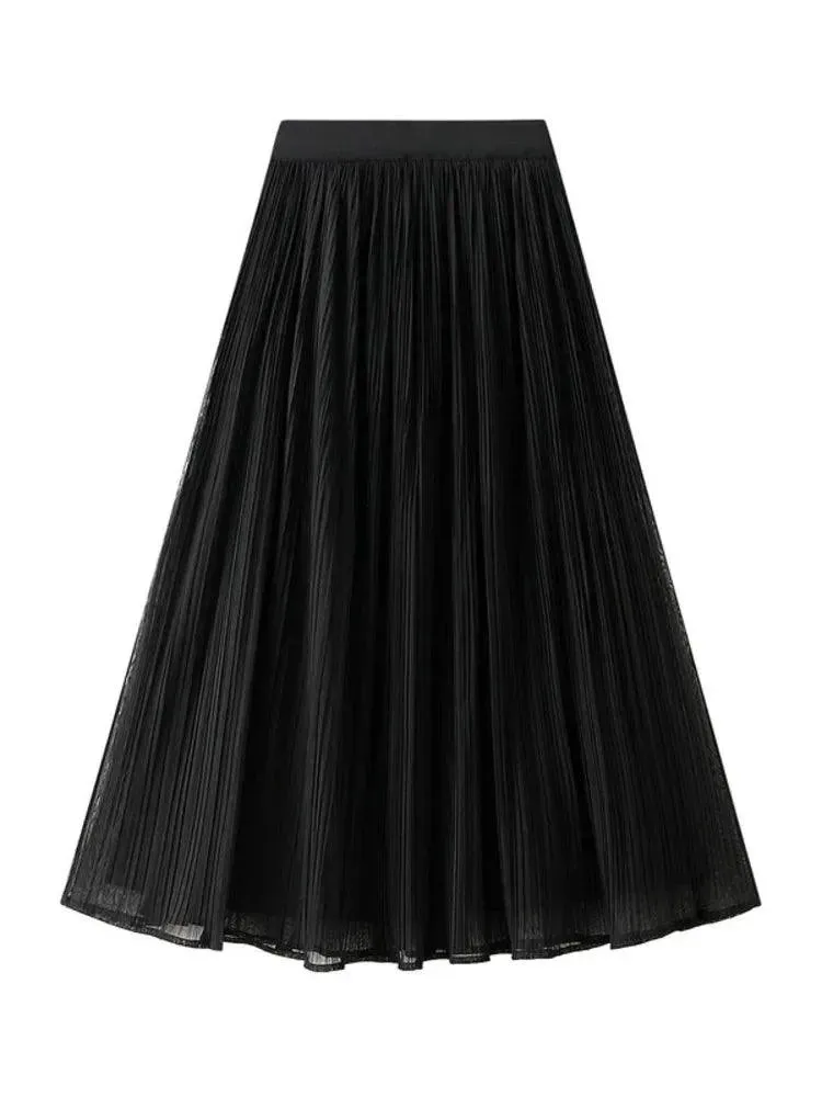 Pleated Skirt Fashion Reversible Design
