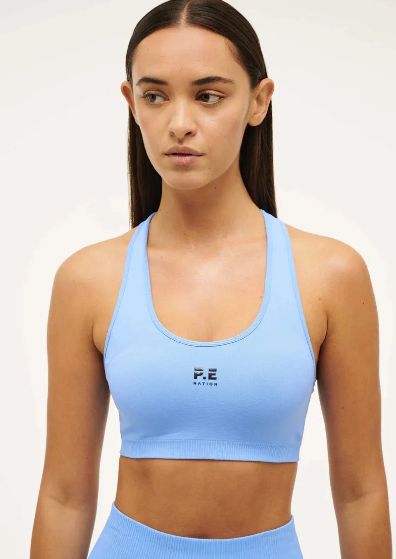 Restore Seamless Sports Bra | Cornflower Blue