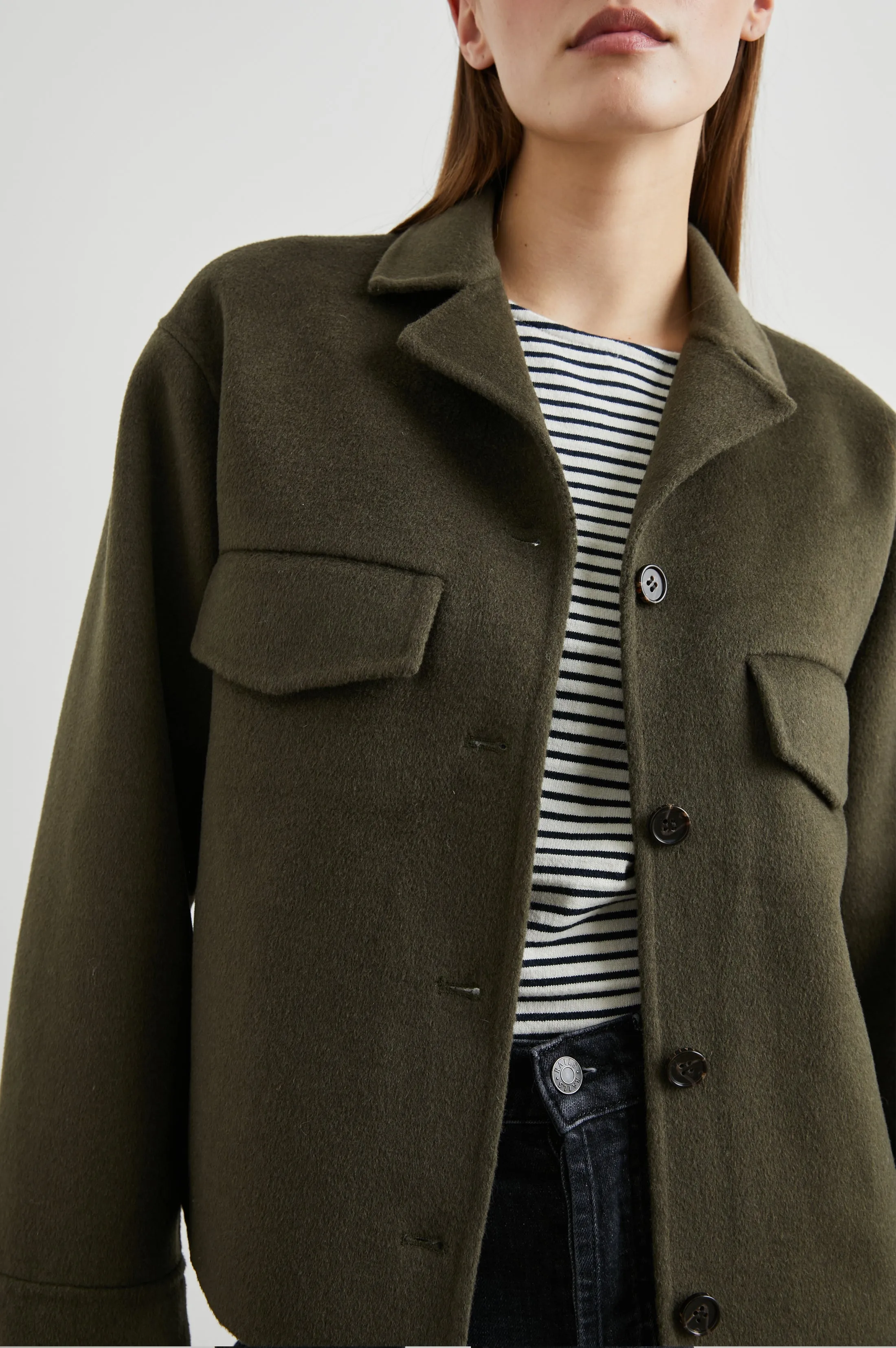 RILEY JACKET - OLIVE