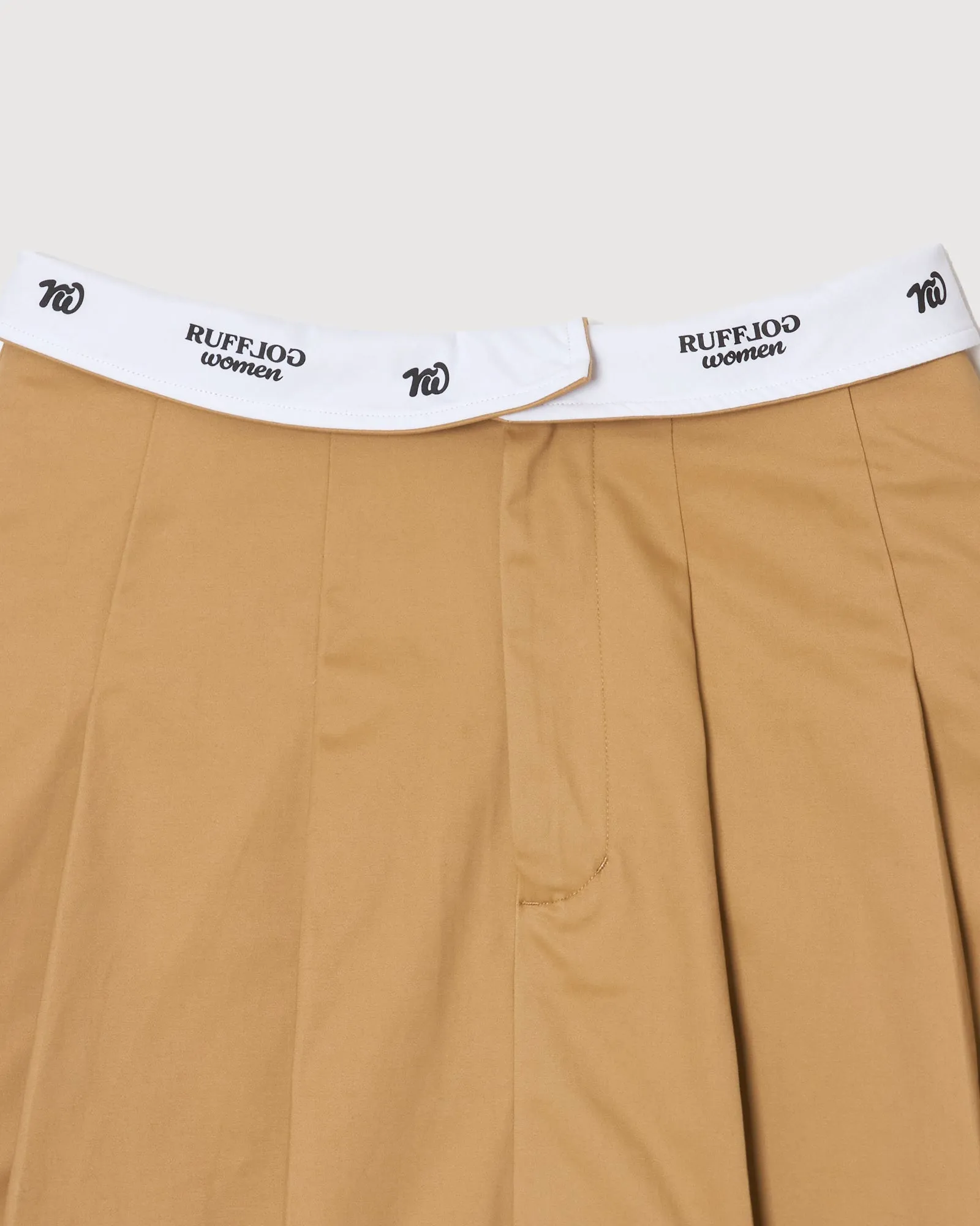 RW waist design skirt BEIGE