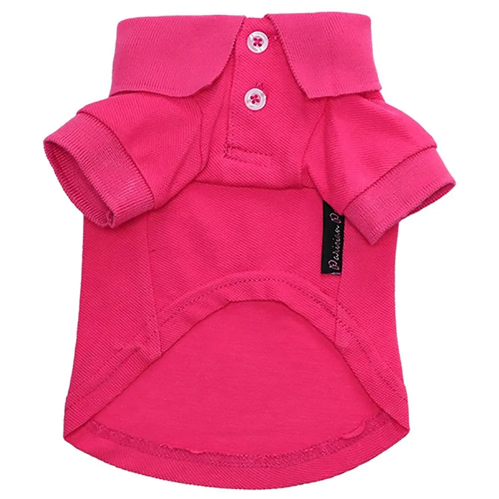 sport polo tee - pink