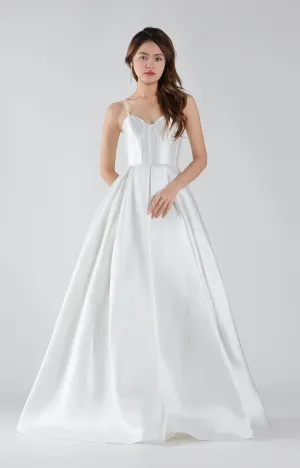 Sweetheart Neckline Bodice Fishbone A-line Dresses