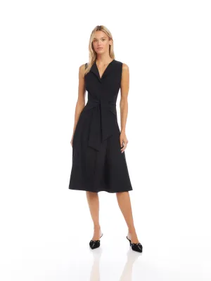 Tie Front Midi Dress