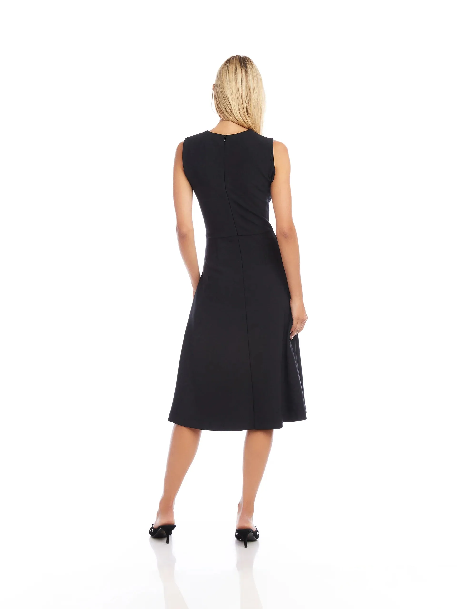 Tie Front Midi Dress