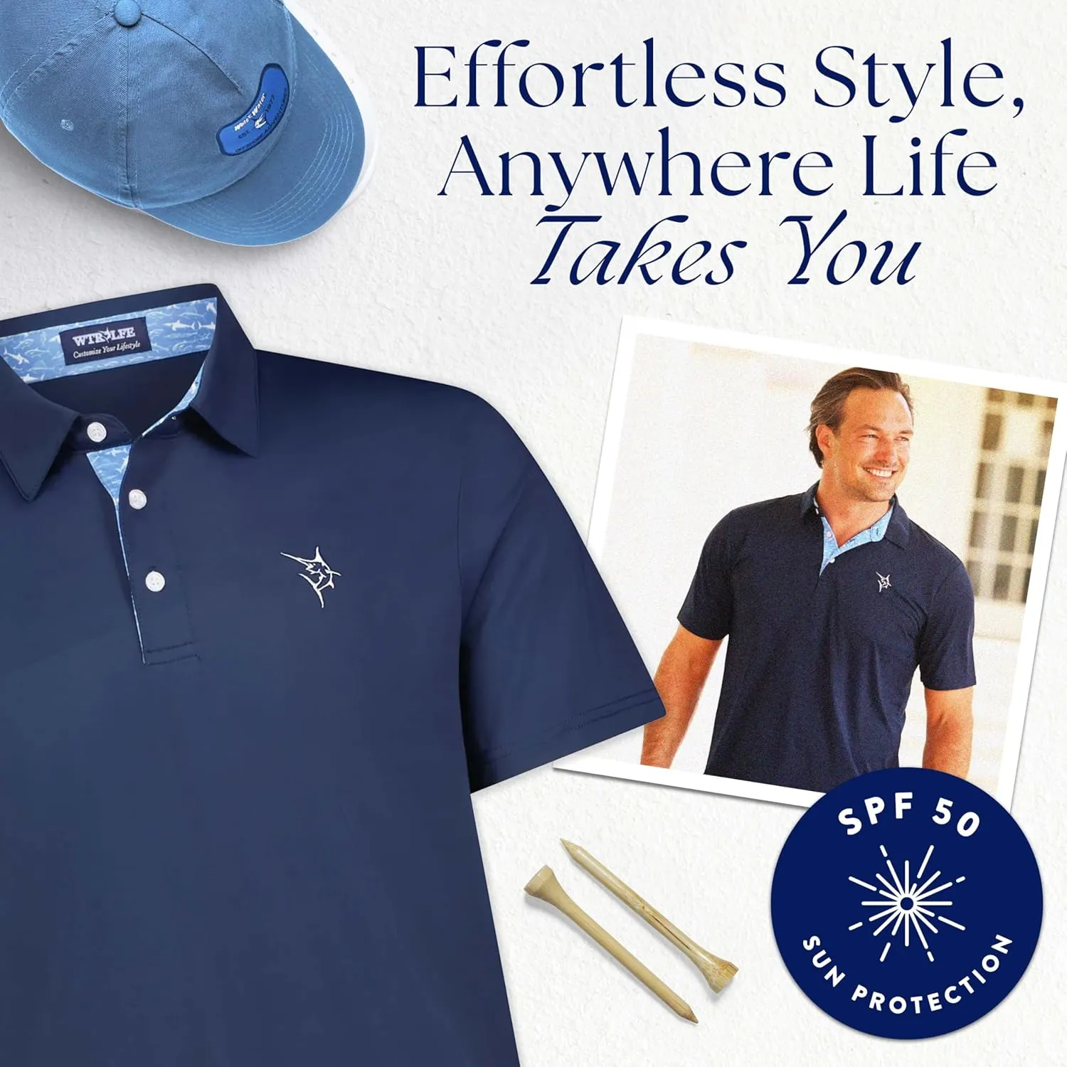 White Water Coast Short Sleeve Polo Shirt