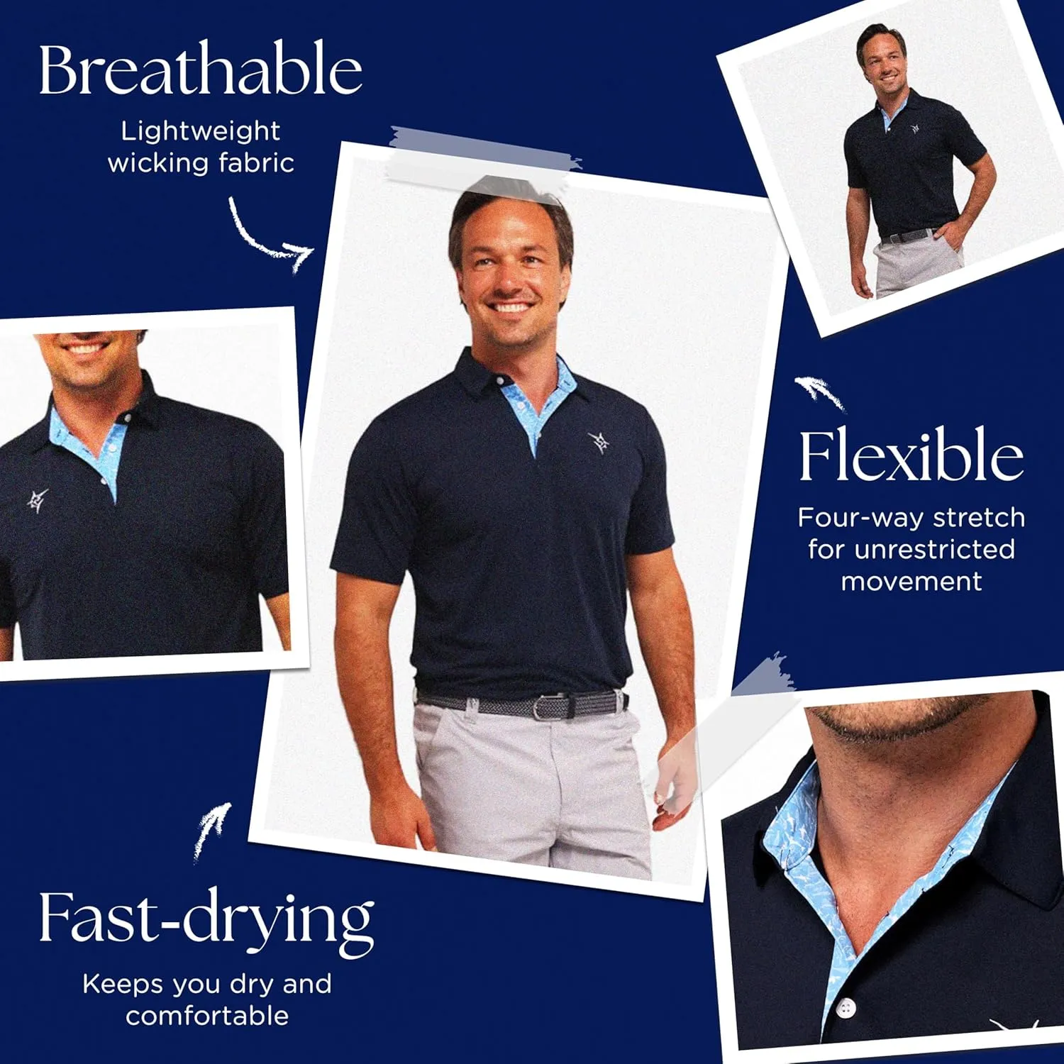 White Water Coast Short Sleeve Polo Shirt