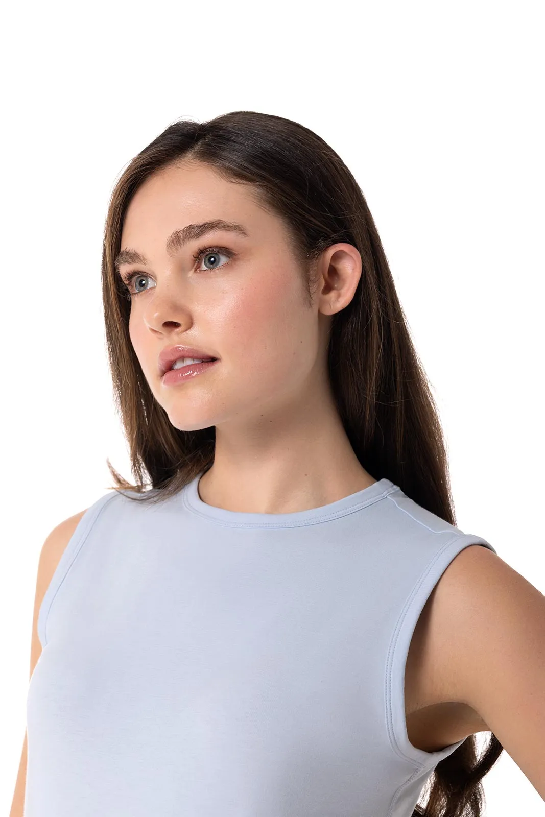 Women's LumaLeo High Neck Tank Top | Skyride