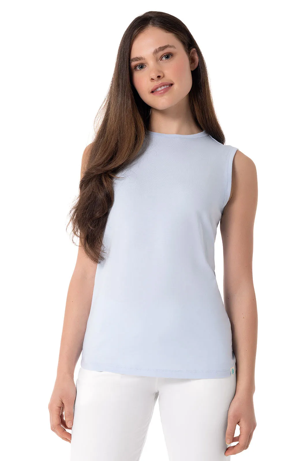 Women's LumaLeo High Neck Tank Top | Skyride